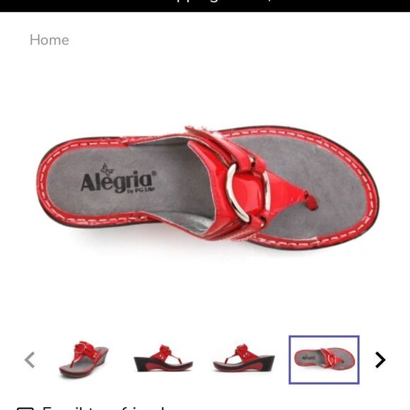 Alegria LOL-107 Lola Coral Thong Sandals size 38 - Picture 15 of 15